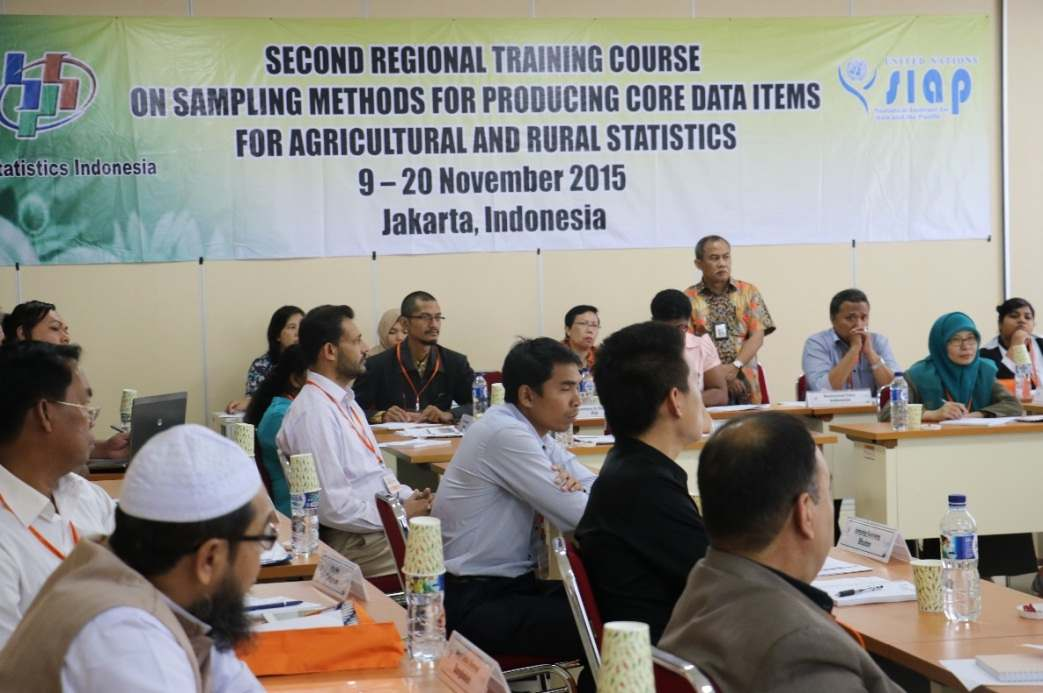 Akuntabilitas Kinerja Sasaran pelatihan ini adalah Perwakilan kantor statistik nasional dan unit statistik kementerian yang terlibat dalam produksi statistik pertanian dan pedesaan di Negara