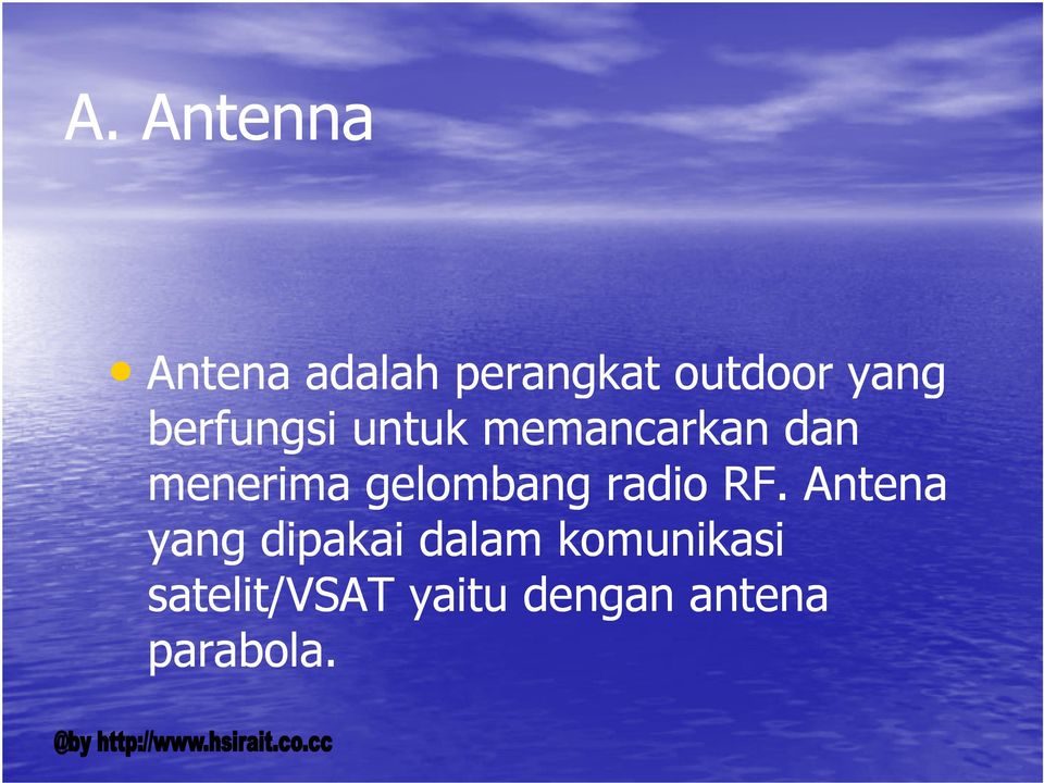 gelombang radio RF.