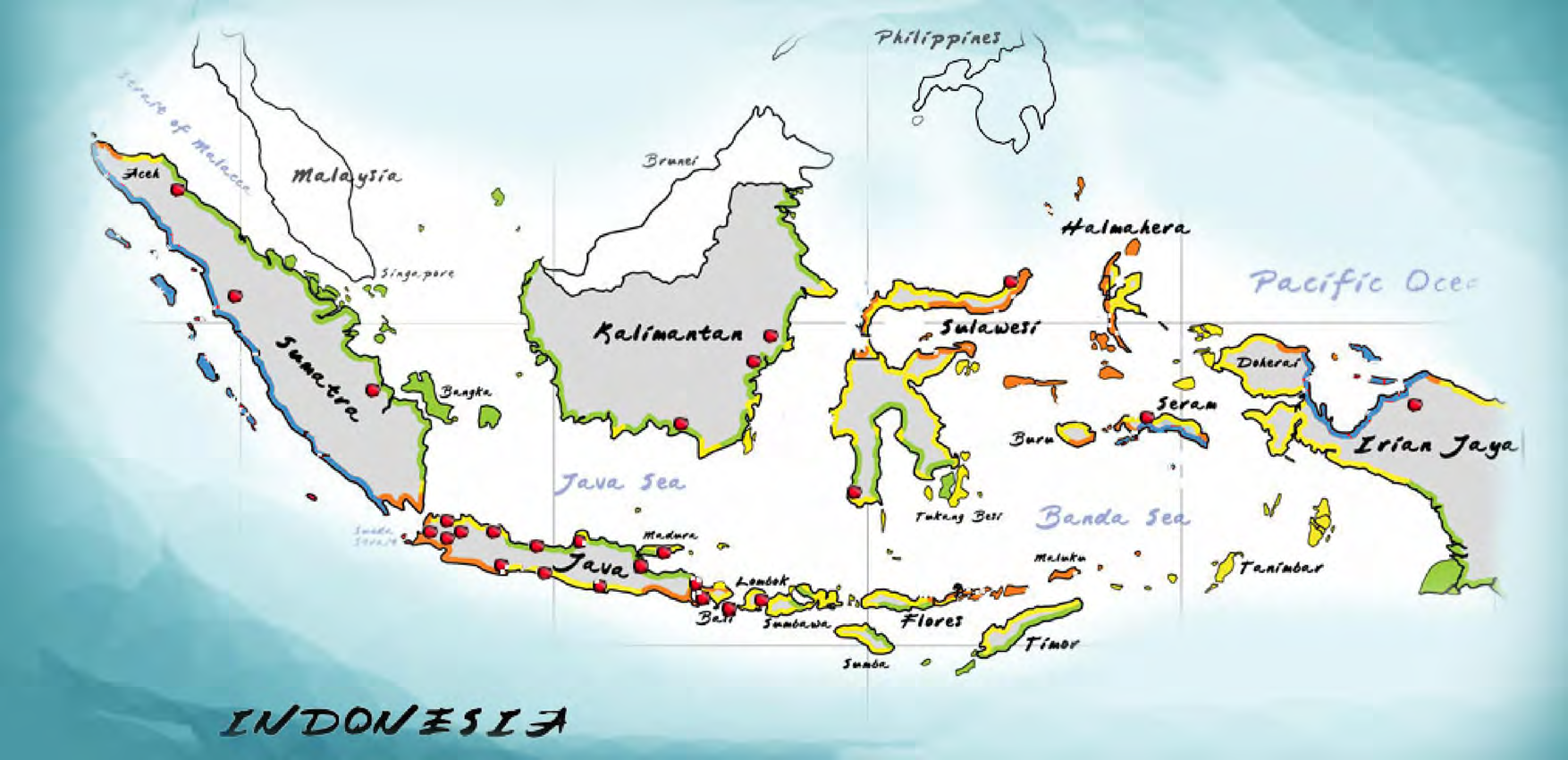 (Peta Indonesia) Klien Kami Tersebar di Seluruh Penjuru Kota di Indonesia seperti Jakarta, Bandung, Surabaya, Medan, Makasar, Semarang, Denpasar, Manado, Balikpapan, Palembang, Yogyakarta, Tangerang,