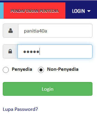 6 Kemudian akan tampil halaman Login. Ketikkan User Id dan Password pada halaman tersebut, lalu klik tombol login. 2.Inputkan user id & password anda 1.