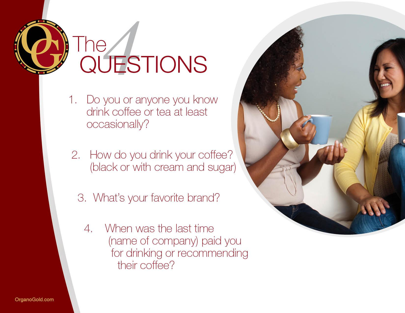 1. Apakah anda atau teman anda tau orang yang sedang minum kopi atau teh? 2. Bagaimana kamu minum kopi?