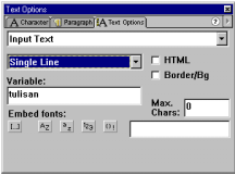 Input Text Teks ini dapat digunakan bagi user(pengunjung) untuk memasukkan teks.
