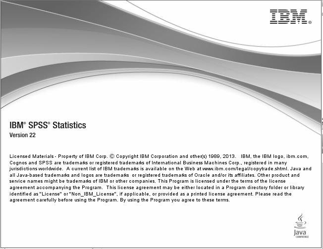 Memasukkan dan Mengedit Data Pada saat IBM SPSS Statistics 22 (SPSS 22) pertama kali dibuka, SELALU tampak tampilan pertama sebagai berikut. Gambar 2.