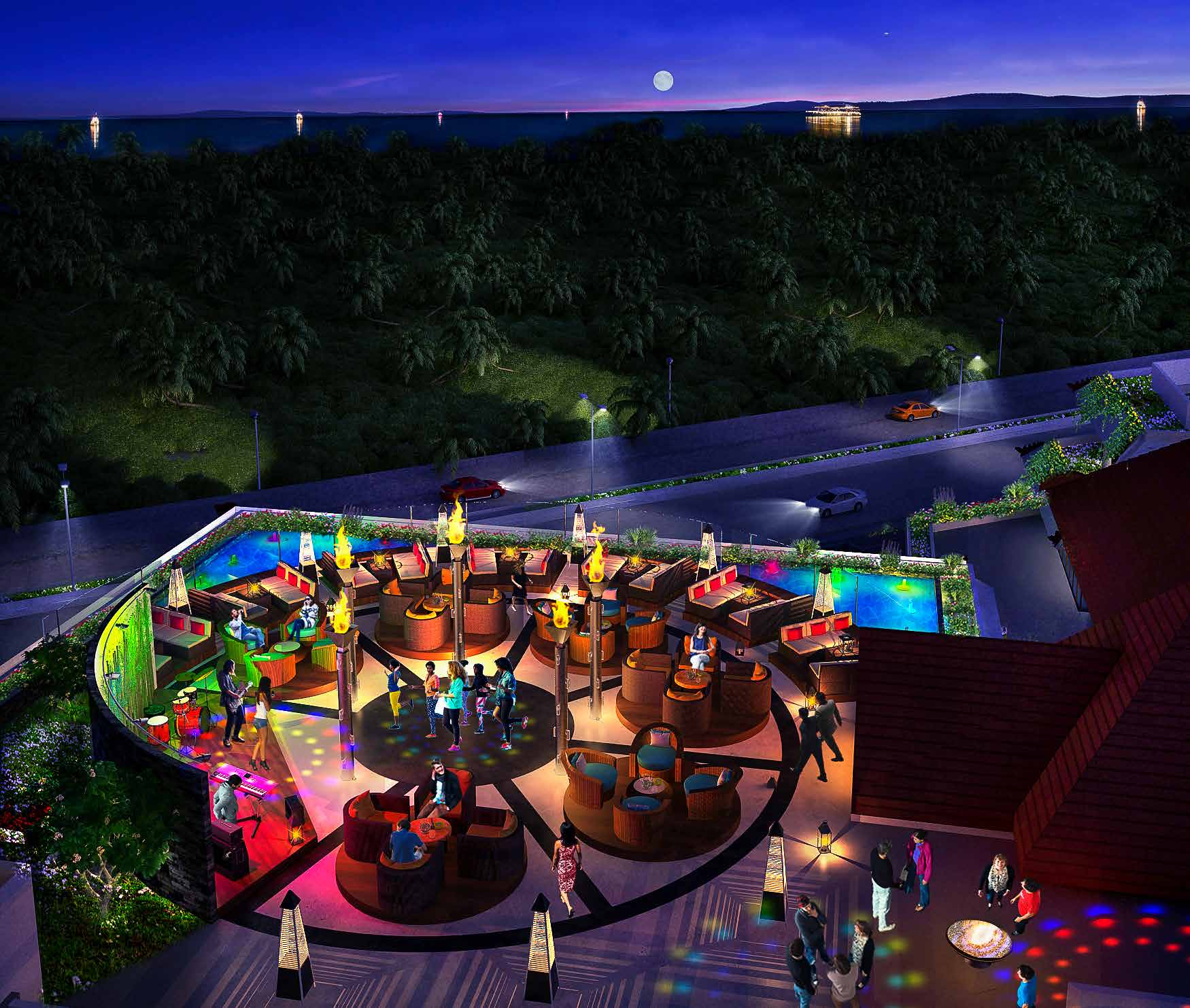 Outdoor Skylounge Memperkenalkan Skylounge, pemandangan terbaik di Urban Oasis yang menjadi salah satu tempat terfavorit dan penuh