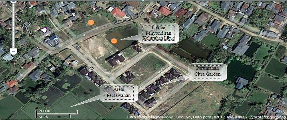 BAB III METODE PENELITIAN 3.1 Waktu dan Tempat Penelitian Lokasi penelitian berada di Kecamatan Dungingi Kota Gorontalo seperti Gambar 3.1. Gambar 3.1 Lokasi Penelitian (http://maps.