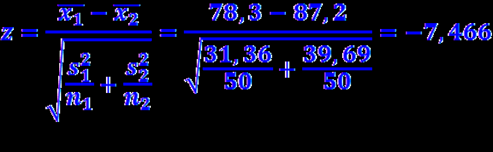 5. Perhitungan : A B n 50 50 x