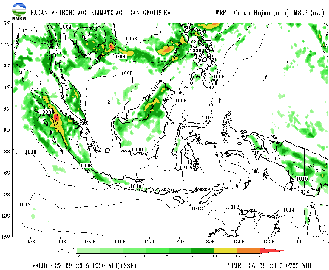 D. Analisa Angin/ Streamlines Dari prakiraan streamline BMKG menunjukkan adanya daerah belokan angin (Shearline) di wilayah Aceh.