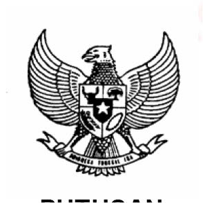 PUTUSAN Nomor 73/PUU-XI/2013 DEMI KEADILAN BERDASARKAN KETUHANAN YANG MAHA ESA MAHKAMAH KONSTITUSI REPUBLIK INDONESIA [1.