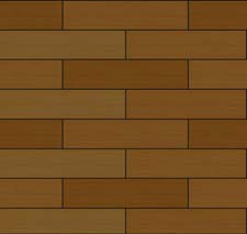 Teak wood panel Marmer creme Loop Pile Carpet Parquete 150x1000mm 900x900 mm (unfinished) col: Brown 3.