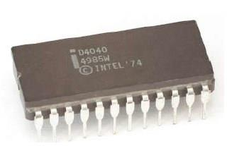 2. Intel 4040 Pada tahun 1971 prosesor Intel mengeluarkan processor seri MCS4 yang merupakan cikal bakal dari prosesor i4040.