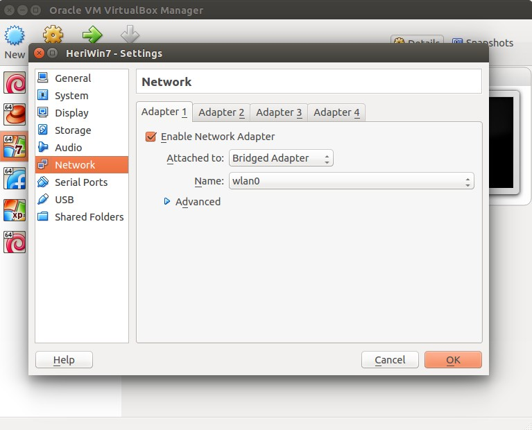 C.Gambar alamat IP pada os host ubuntu bisa dilihat bahwa disitu bisa dilihat masing-masing IP disitu yakni eth0,docker,lo,wlan,dan