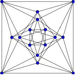 Gambar 2.1: Graf Srikhande, GSR (16,6,2,2) 2.8 Operasi-Operasi Graf 2.8.1 Operasi gabungan (union) Misalkan G 1 (V 1, E 1 ) dan G 2 (V 2, E 2 ) adalah dua buah graf yang tidak berarah.