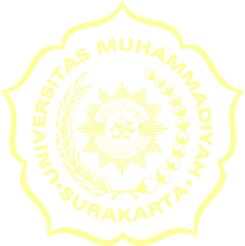 HALAMAN PENGESAHAN Dipertahankan di depan dewan Penguji Karya Tulis Ilmiah Mahasiswa Universitas Muhammadiyah Surakarta Jurusan Fisioterapi dan diterima untuk melengkapi tugas-tugas dan memenuhi