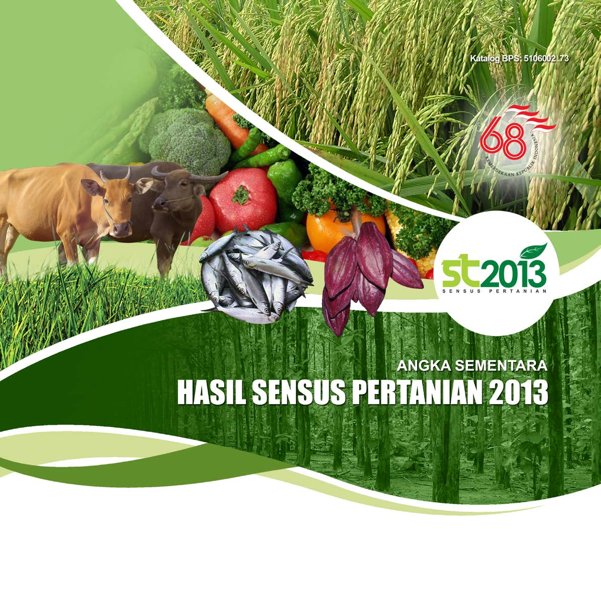 Jumlah rumah tangga usaha pertanian di Sulawesi Selatan Tahun 2013 sebanyak