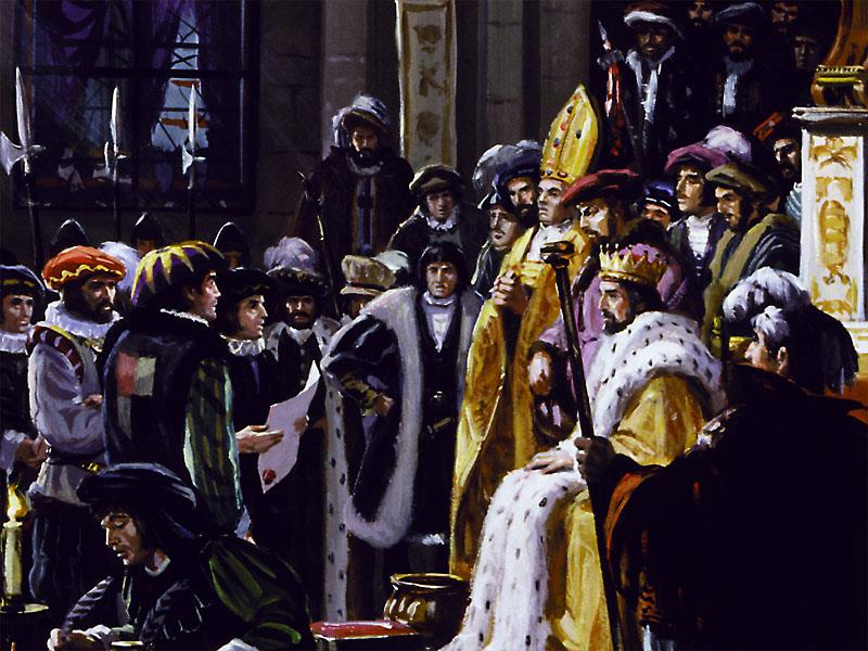 Bahkan setiap Raja di Eropa saat itu, ketika naik tahta, harus atas persetujuan Gereja.