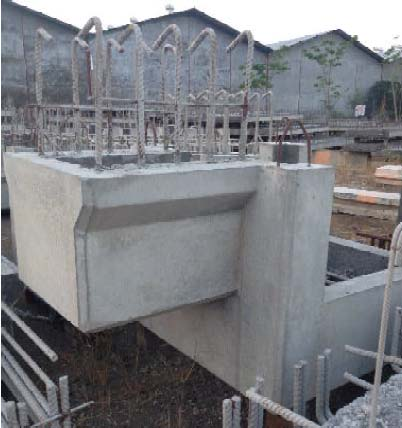 PILEHEAD DERMAGA Balok tumpu sistem precast Mutu beton fc 30 fc 40