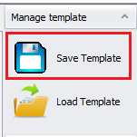 9 Dalam aplikasi ini, disediakan fitur save template untuk mempermudah user untuk