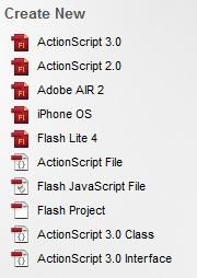 Create from template berguna untuk membuka lembar kerja dengan template yang tersedia dalam program Adobe Flash CS 5.