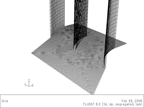 JURNAL TEKNIK MESIN Vol. 10, No. 1, April 2008: 63 71 Simulasi numerik dilakukan dengan perangkat lunak Fluent 6.0, segregated double precision solver, dengan pemodelan turbulent k- RNG.