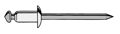 3. Blind (Pop) Rivets Blind rivets pada awalnya (tahun 1930-an) banyak digunakan oleh industri pembuatan pesawat terbang, namun selama beberapa dekade terakhir telah banyak digunakan juga pada