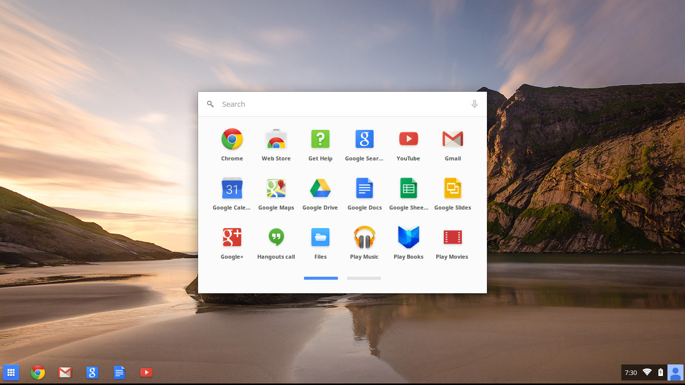 Menggunakan desktop Daftar aplikasi Mulai bekerja di PC Notebook dengan mengaktifkan aplikasi yang dapat diakses setelah sign in ke akun pengguna.