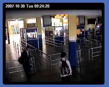 Tampilan Video on Data (CCTV) Bandara