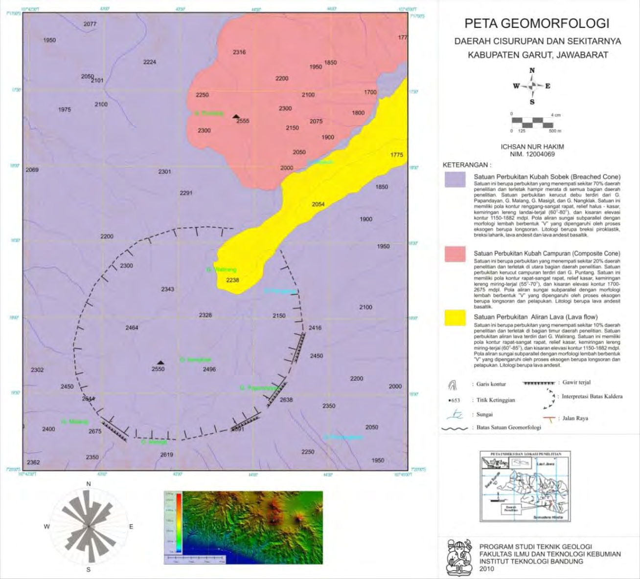 Gambar 3-1 Peta Geomorfologi daerah penelitian. 3.1.2.