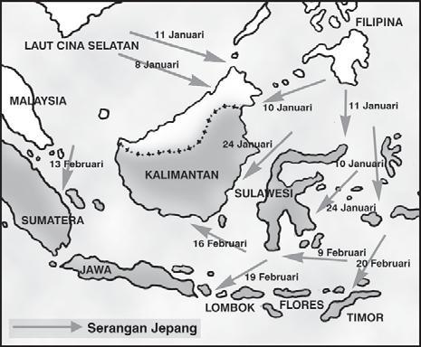serangan ke Jawa dengan mendarat di daerah