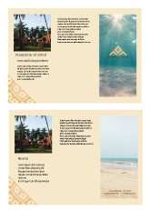 5.1.11.2 Brosur Gambar 5.18 Brosur Tambang Ayam 3K (Sumber: Shabila Afifa, tahun 2015) Jenis brosur yang digunakan adalah brosur lipat tiga (tri- fold brochure).