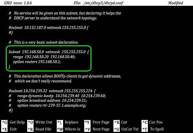 Gambar 88 Kemudian restart dhcp3-server agar dhcpnya aktif #/etc/init.d/dhcp3-server restart 2.9.4 Membangun Proxy Proxy adalah server yang dapat mengatur jaringan dengan filtering web.