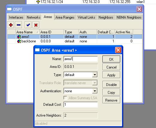 Set OSPF