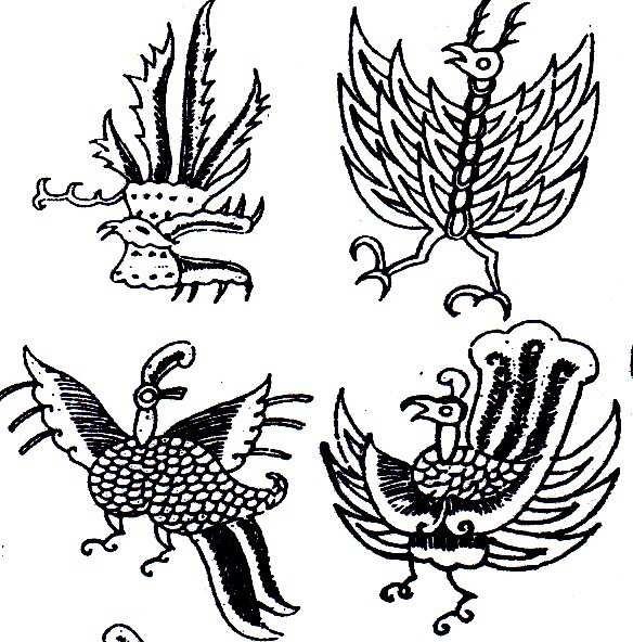 35 Gambar 10. Aneka motif burung pada batik Sumber: Aryo Sunaryo, 2006.