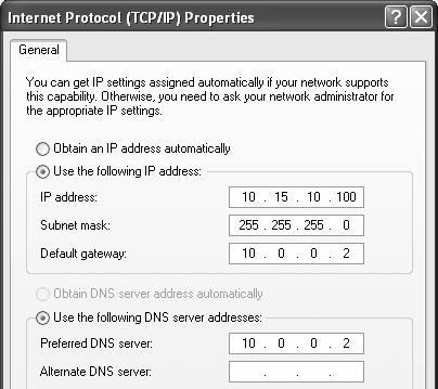 Catatan: Perlu diingat bahwa dalam satu jaringan tidak boleh ada alamat IP