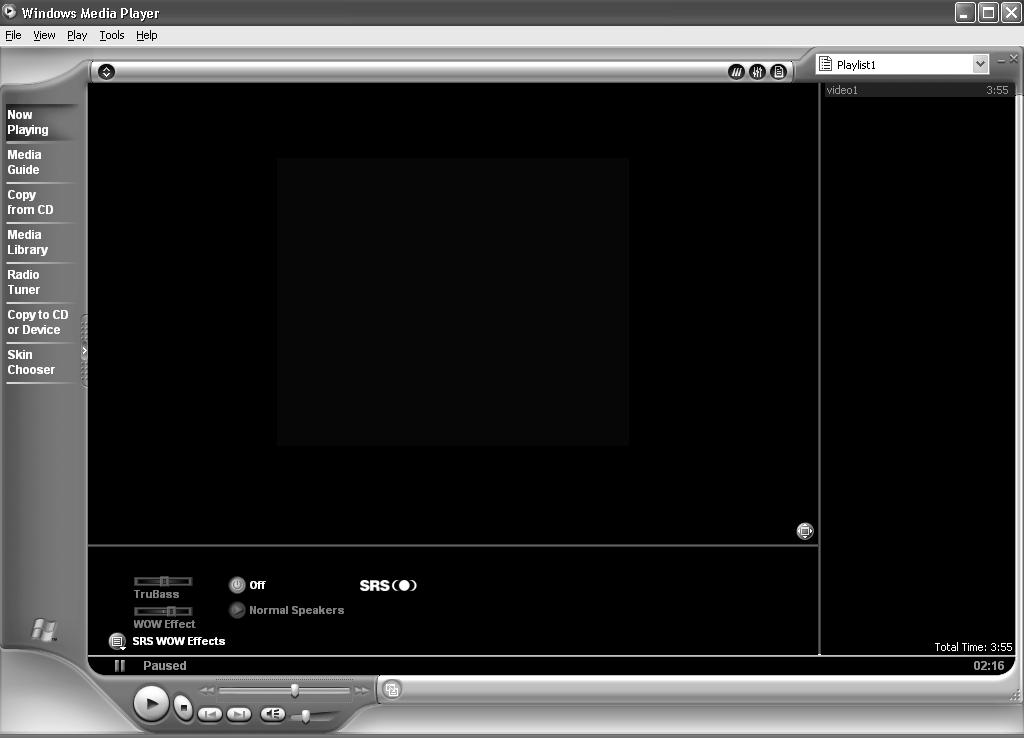 154 Gambar 4.12 Layar Windows Media Player Setelah memlih pilihan video di layar Lagu, video akan di tampilkan di Windows Media Player. 1.