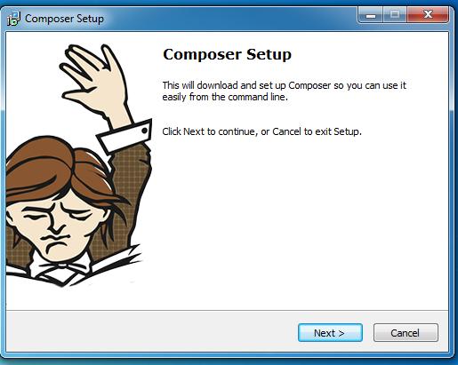 Download file installer composer dengan mengakses link: https://getcomposer.org/composer-setup.exe, atau kunjungi halaman download resminya: https://getcomposer.org/download/. 2.