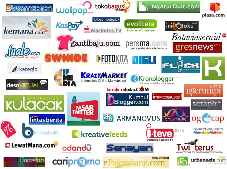 Gambar 1.1 Beberapa Startup di Indonesia sumber : www.dailysocial.net (2015) Startup didunia saat ini tengah berkembang dengan pesat terutama yang bergerak dibidang ICT.