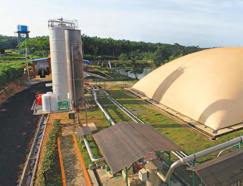 Analisa dan Pembahasan Manajemen Tinjauan Kegiatan Usaha Pembangkit listrik biogas Pulau Belitung kami yang menunjukan dua dari tiga tempat penyimpanan gas metana.