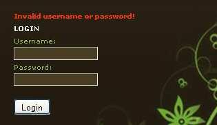 Pengguna yang tidak memiliki hak akses, tidak dapat masuk ke halaman Administrator/Client.