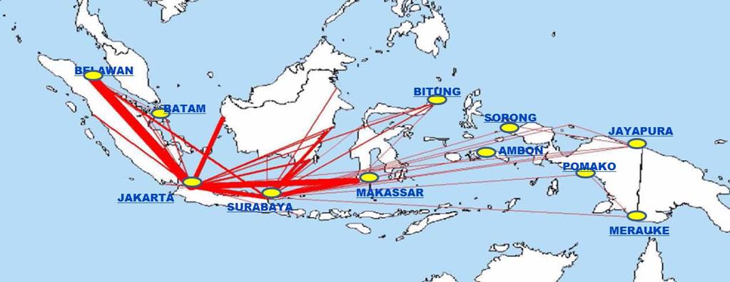 Di sisi lain, didukung oleh peningkatan infrastruktur pelabuhan di Indonesia Timur seperti menyediakan