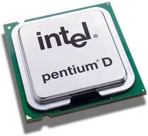 Intel Pentium D dirilis pada 25 Mei 2005, processor dua core yang kedua core-nya tidak berada dalam satu die. Processor ini memiliki dua die yang masing-masing berisi satu core.