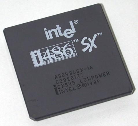 Prosessor ini merupakan chip baru yang tidak lengkap. Math co-processor dihilangkan dibandingkan 486DX.