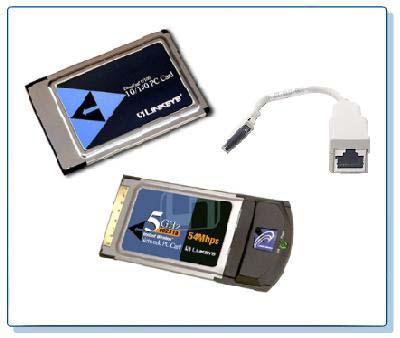 PCMCIA Network Interface Card PCMCIA card adalah card jaringan yang