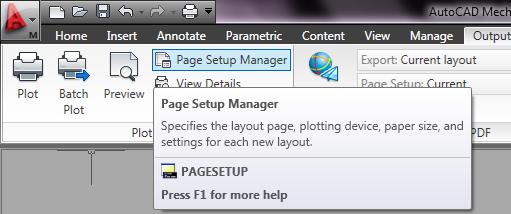Gambar 15 Icon Page Setup Manager. Gambar 16 kotak dialog Page Setup Manager. 5.