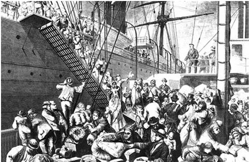 Asiatic Cholera (the most feared of all diseases in the 19th century) menyebar mll rute kapal dagang & menyerang Amerika Utara Juni 1832, di Quebec & Montreal menyebabkan migrasi besar2an, bbrp bln