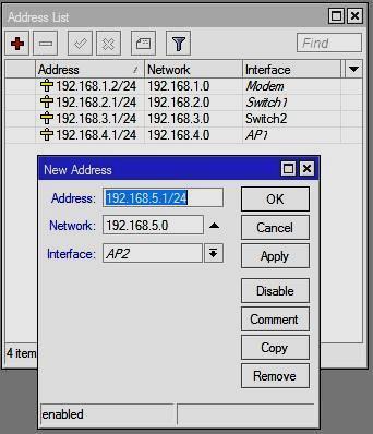 Setting IP Address AP2 Setting DNS Gambar 10: