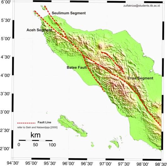 Salah satu gempa terbesar yaitu yaitu gempa Liwa, Mw 7.0 yahun 1994 dan gempa Kerinci tahun Mw 7.1 tahun 1995. Gempa terbaru yaitu gempa Solok M6.4 dan M6.3 tanggal 6 Maret 20