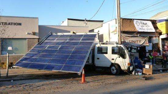 Solar Truck merupakan solusi dari krisis energi listrik daerah bencana dimana aliran listrik PLN