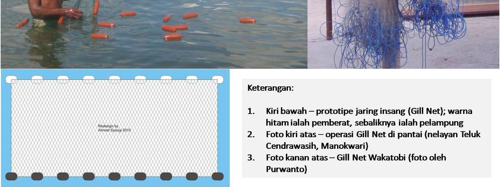 (entangled). Dengan demikian penamaan jaring insang sebenarnya tidak spesifik untuk ikan yang terjerat pada insang saja. Jaring Insang termasuk jenis alat tangkap yang pasif dan selektif.