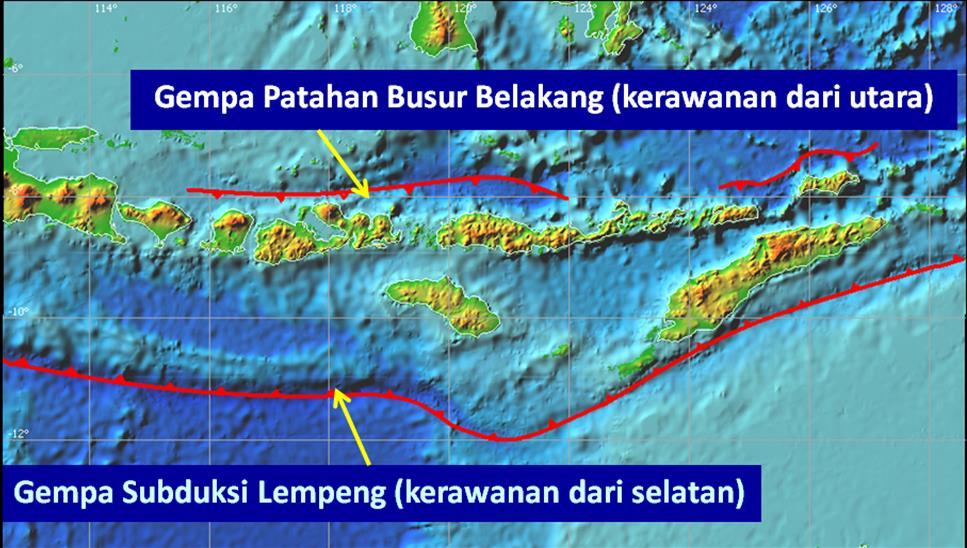 III. INFORMASI GEOFISIKA III.1 INFORMASI GEMPABUMI III.1.1 KONDISI TEKTONIK PROPINSI NUSA TENGGARA BARAT Wilayah Nusa Tenggara Barat dan sekitarnya merupakan wilayah dengan aktivitas gempabumi yang cukup aktif.
