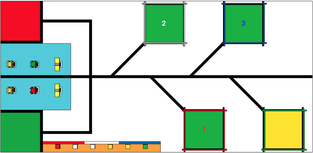 5 Warna dari Tree yang akan ditanam dalam tiap Planting Area ditentukan oleh warna dari Process Cubes dan posisinya pada Impacting Cube Area.